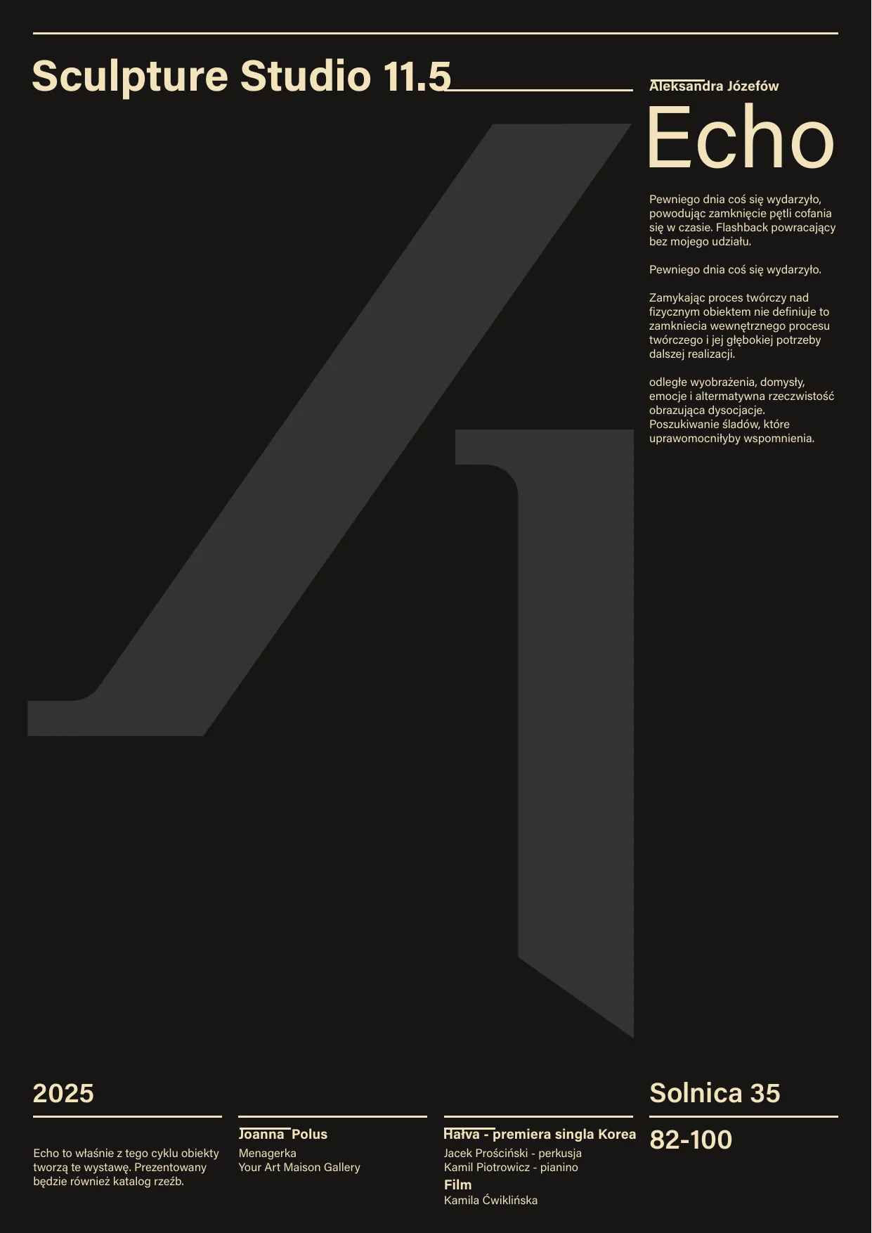 Echo exhibition poster