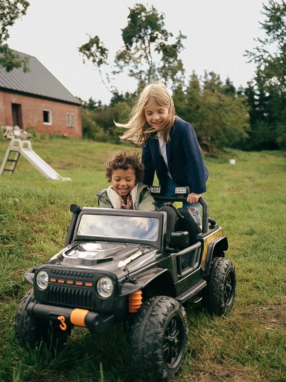 Kids in the Solnica meadow